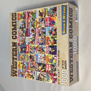 Brook & Wyman Western Comics 1000 Piece Puzzle